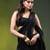 black mulmul cotton blend saree with lotus sequin work