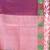 Blue tissue saree with rose woven border