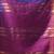 sky blue & purple silk blend saree with zari border