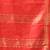 off white & red silk blend saree with zari border