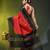red & black silk blend saree with zari border