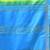 yellow & blue silk blend saree with zari border
