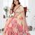 beige jacquard cotton blend saree with blouse 
