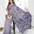 lavender jacquard cotton blend saree with blouse 