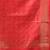 beige &red zari woven checked silk blend saree