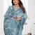 blue jacquard cotton blend saree with blouse 