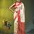 off white zari woven crepe khaddi saree