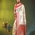 off white zari woven crepe khaddi saree