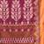 magenta cotton blend saree with ethnic motifs