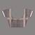 grey cotton blend saree with checkbox pattern