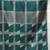 teal cotton blend saree with checkbox pattern