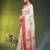 beige cotton blend saree with ethnic motifs