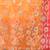 Orange floral zari woven organza saree