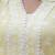 Lemon yellow embroidered anarkali kurta set with dupatta