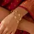 Gold Plated CZ Bangles Set: Indian Bridal Wedding Jewelry