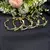 Gold Plated CZ Bangles Set: Indian Bridal Wedding Jewelry