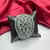 Emerald Green CZ Statement Cuff Bracelet, Silver Plated Art Deco Bangle