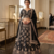 Elegant Black Embroidered Designer Lehenga Choli with Dupatta