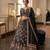 Elegant Black Embroidered Designer Lehenga Choli with Dupatta