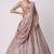 Ashpink Organza Sequin And Paper Mirror Work Lehenga Choli For Wedding 