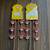 handmade cow lotus mdf door hanging decorative latkanhome festival decoration pink beads tassel hanging (pack of 2)
