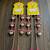 handmade cow lotus mdf door hanging decorative latkanhome festival decoration pink beads tassel hanging (pack of 2)