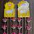 handmade cow lotus mdf door hanging decorative latkanhome festival decoration pink beads tassel hanging (pack of 2)
