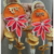 decorative shubh labh lotus patch gota chakri hanging home wall hanging decor (pack of 2)