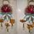 handmade shubh labh door hanging lotus design wall hangingtraditional decor for home (pack of 2)