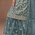 Sky blue net heavy thread embroidery, zari with sequins work salwar kameez