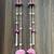 handmade peony flower hanging home decorativebeads temple decoration hanging (pack of 2)