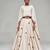 White Embroidered Dupion Silk Lehenga Set