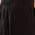 Men cotton silk elastic waistband black trouser