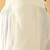 Men cotton silk elastic waistband cream trouser