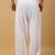 Men cotton elasticated white salwar