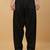 Men cotton elasticated black salwar