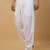 Men cotton elasticated white salwar