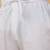Men's cotton blend white elastic waistband churidar