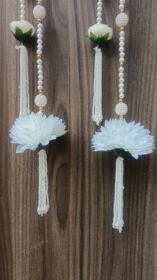 handmade peony flower door hanging latkanhome decorative beads hanging (pack of 2) 3