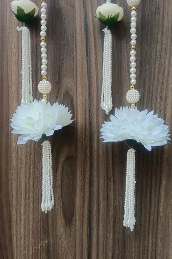 handmade peony flower door hanging latkanhome decorative beads hanging (pack of 2)