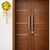 handmade yellow lotus mdf wall hangingcow design beads and home decor hanging (pack of 2)