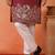 Cotton silk ethnic motifs embroidered maroon kurta with pyjamas
