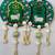 handmade shubh labh cow wall hanging decorative torantraditional latkan for home temple decor (pack of 2)