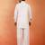 Viscos rayon white pathani kurta and pyjamas