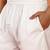 Viscos rayon white pathani kurta and pyjamas