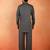 Viscos rayon grey pathani kurta and pyjamas