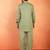 Viscos rayon green pathani kurta and pyjamas