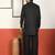 Viscos rayon black pathani kurta and pyjamas