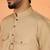 Viscos rayon beige pathani kurta and pyjamas