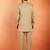 Viscos rayon beige pathani kurta and pyjamas